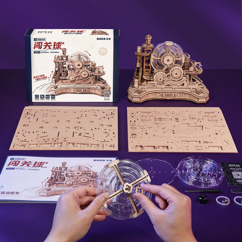 Mechanische Murmelbahn